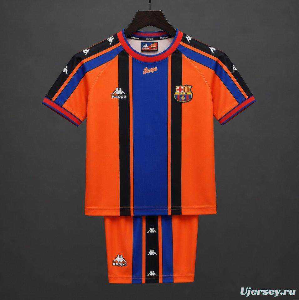 Retro Kids 97/98 Barcelona Away Jersey