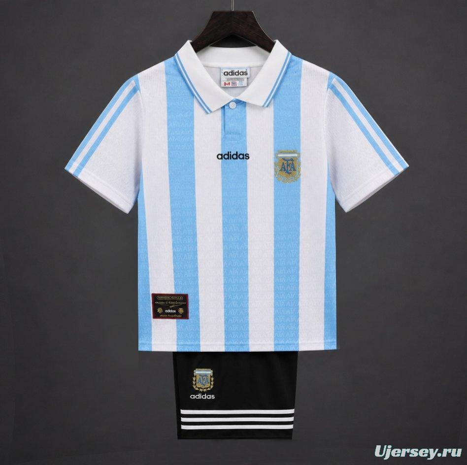 Retro Kids 1994 Argentina Home Jersey