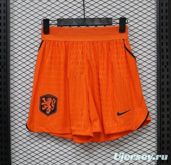 Player Version 26/27 Netherlands Orange Home Shorts