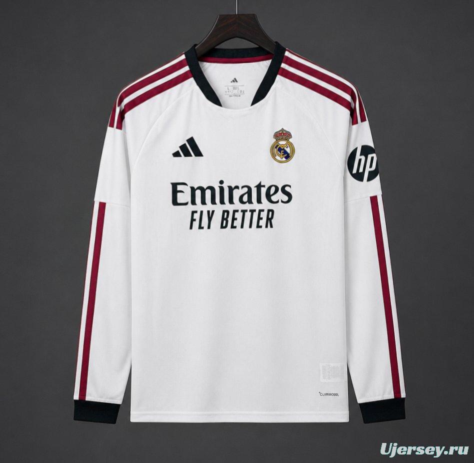 26/27 Real Madrid Home Long Sleeve Jersey