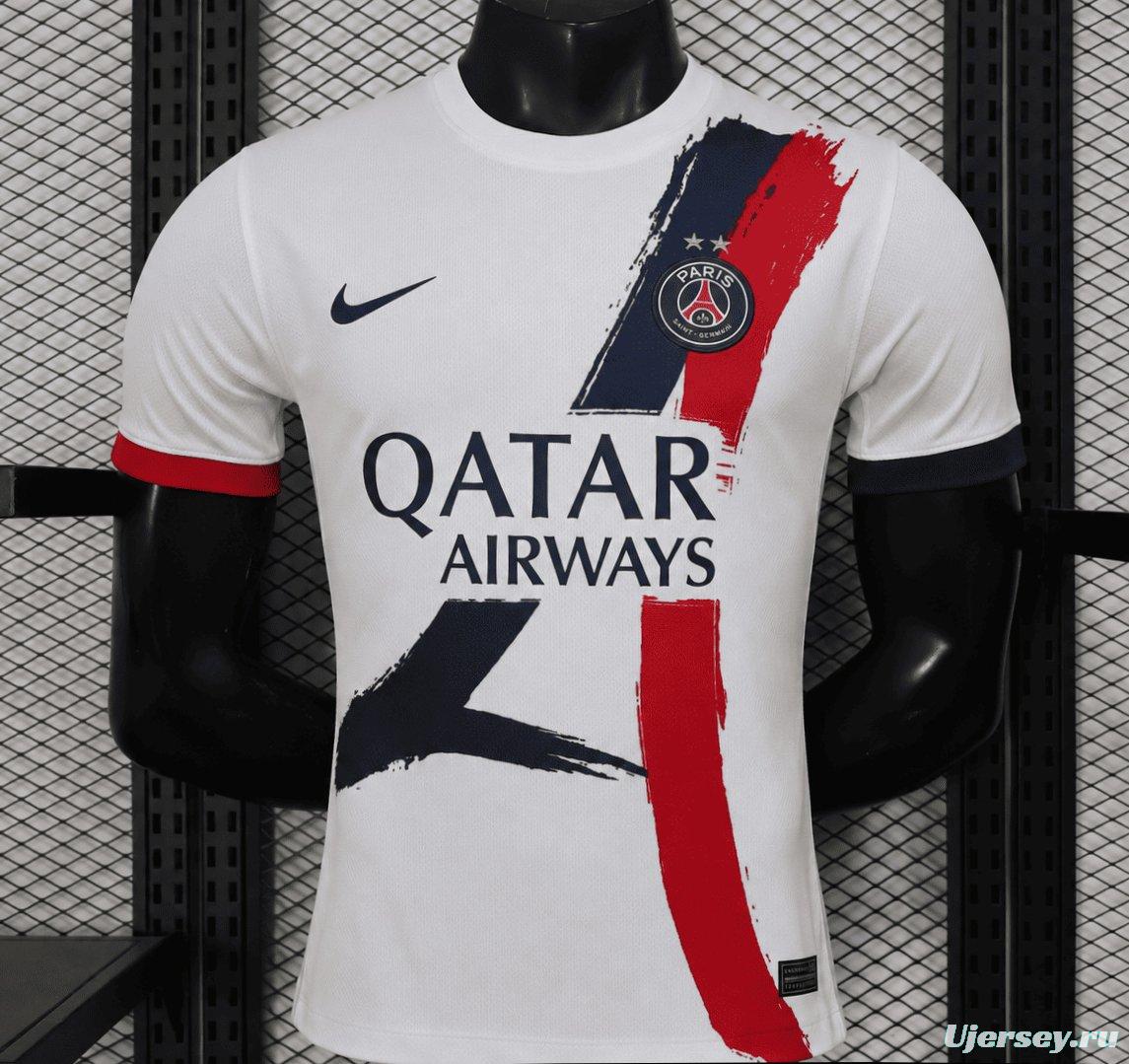 Player Version 2 Star 25/26 PSG Away Jersey With Champions of Europe 2026 Printing