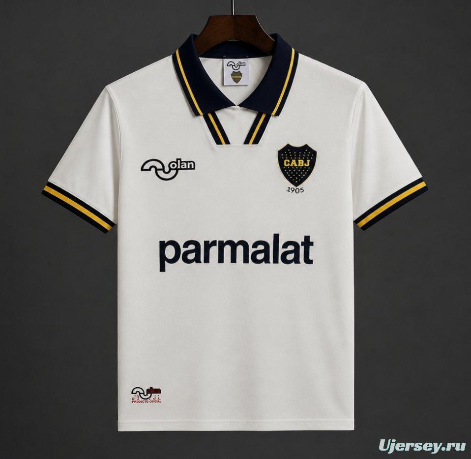 Retro 94/95 Boca Juniors Away White Jersey
