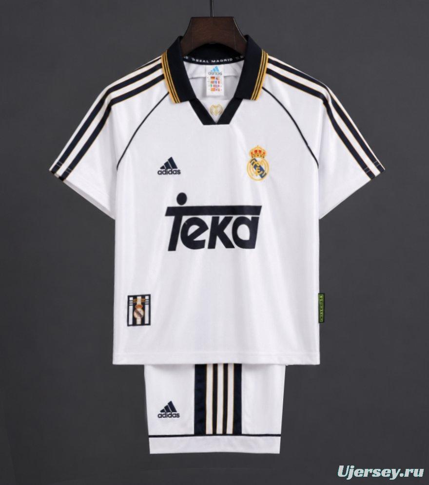 Retro Kids 98/00 Real Madrid Home Jersey