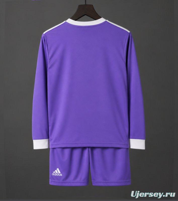 Retro Kids 16/17 Real Madrid Away Long Sleeve Jersey