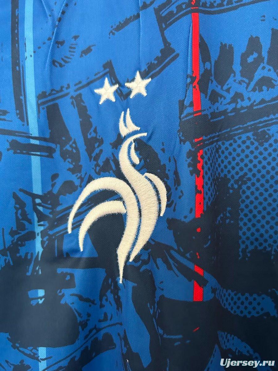 2026 France 'Les Bleus' Heritage Football Blue Jersey