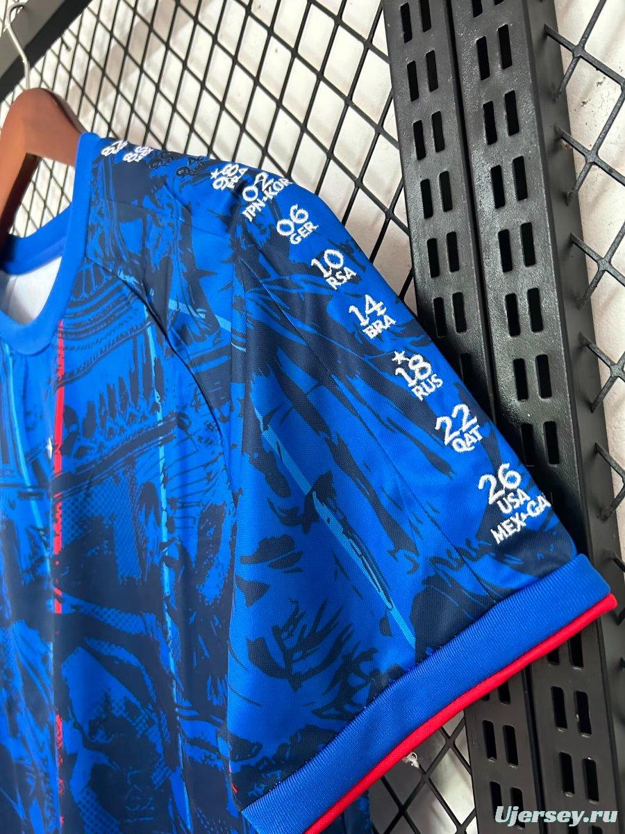 2026 France 'Les Bleus' Heritage Football Blue Jersey