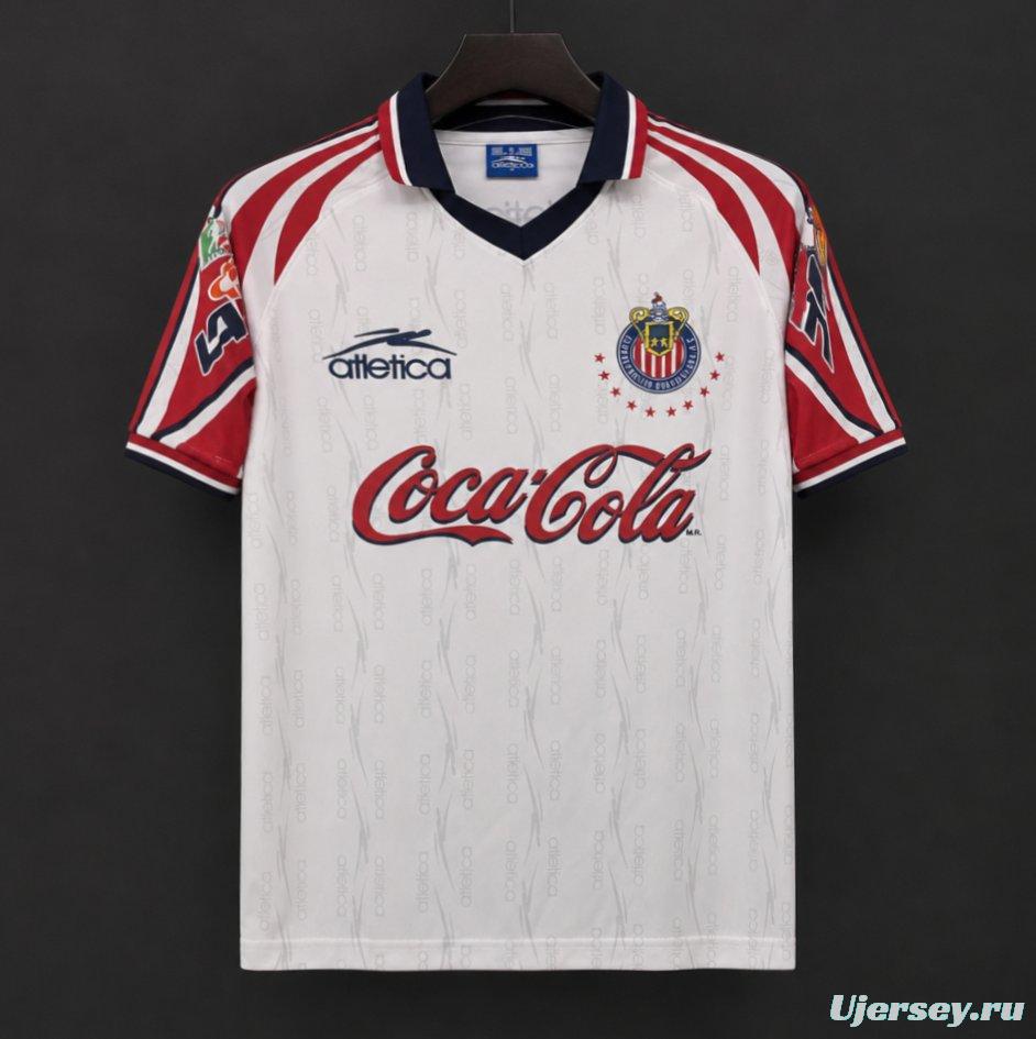 Retro 98/99 Chivas Guadalajara Away White Jersey