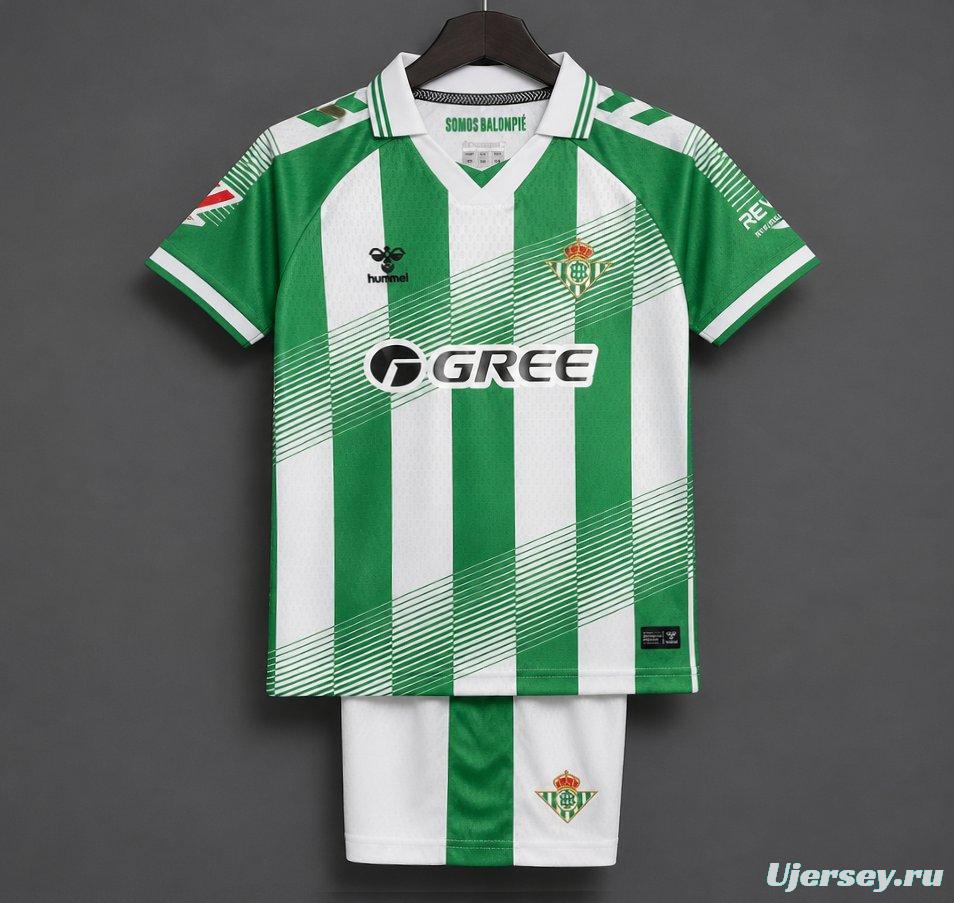 26/27 Kids Real Betis Home Jersey
