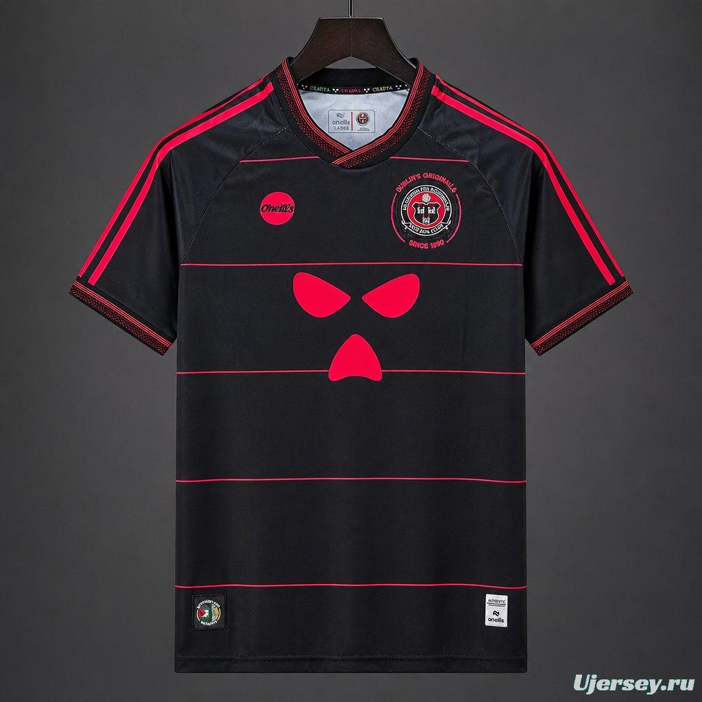 26/27 Bohemian FC x Kneecap Alternative Black Jersey