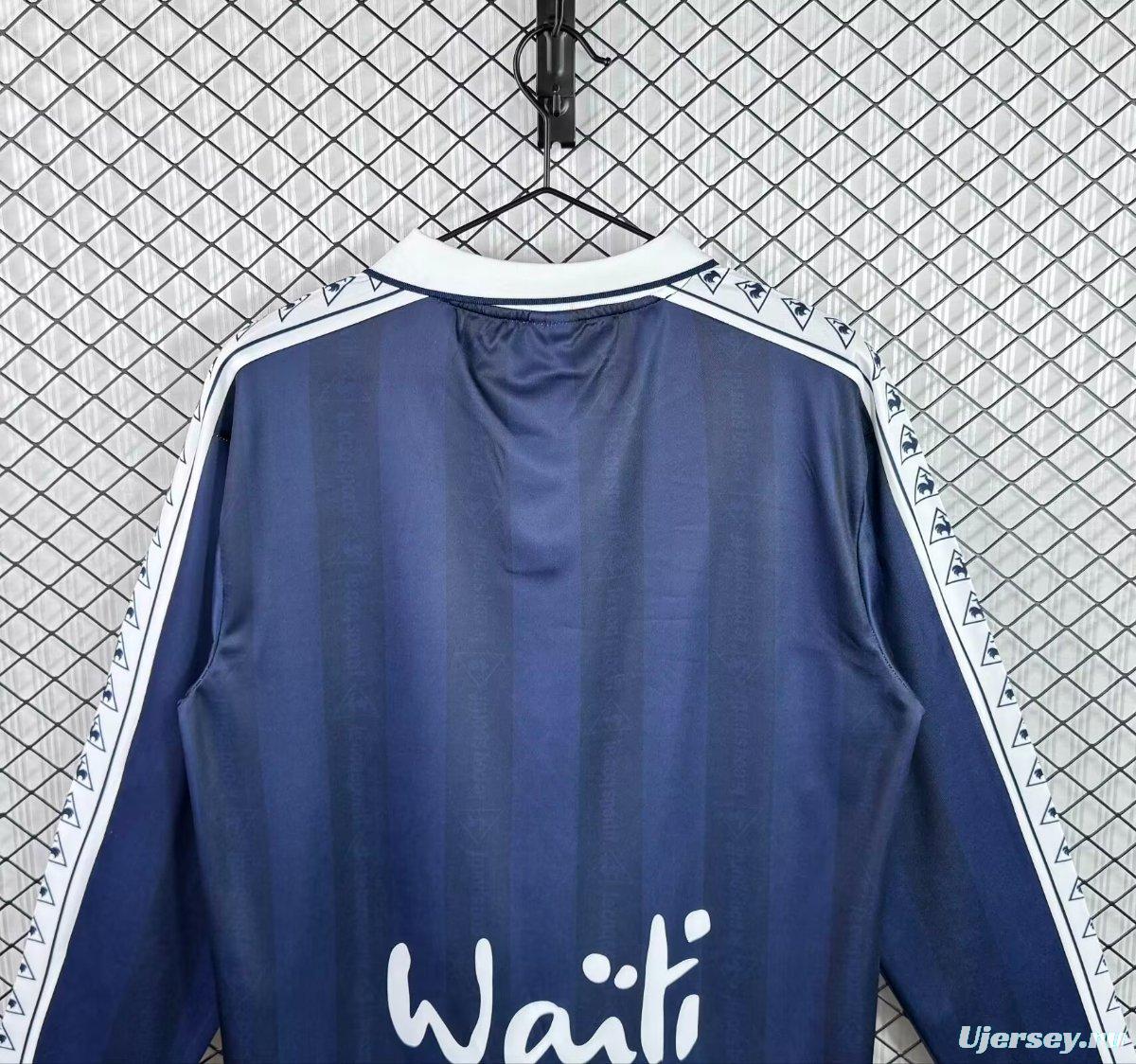 Retro 96/97 Girondins de Bordeaux Home Long Sleeve Jersey
