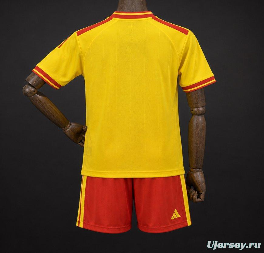 2026/27 RC Lens Yellow with Red Stripe Home Jersey
