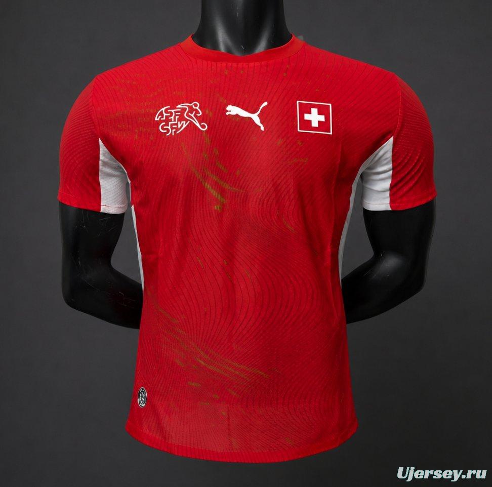 Player Version 2026 Switzerland Home Jersey