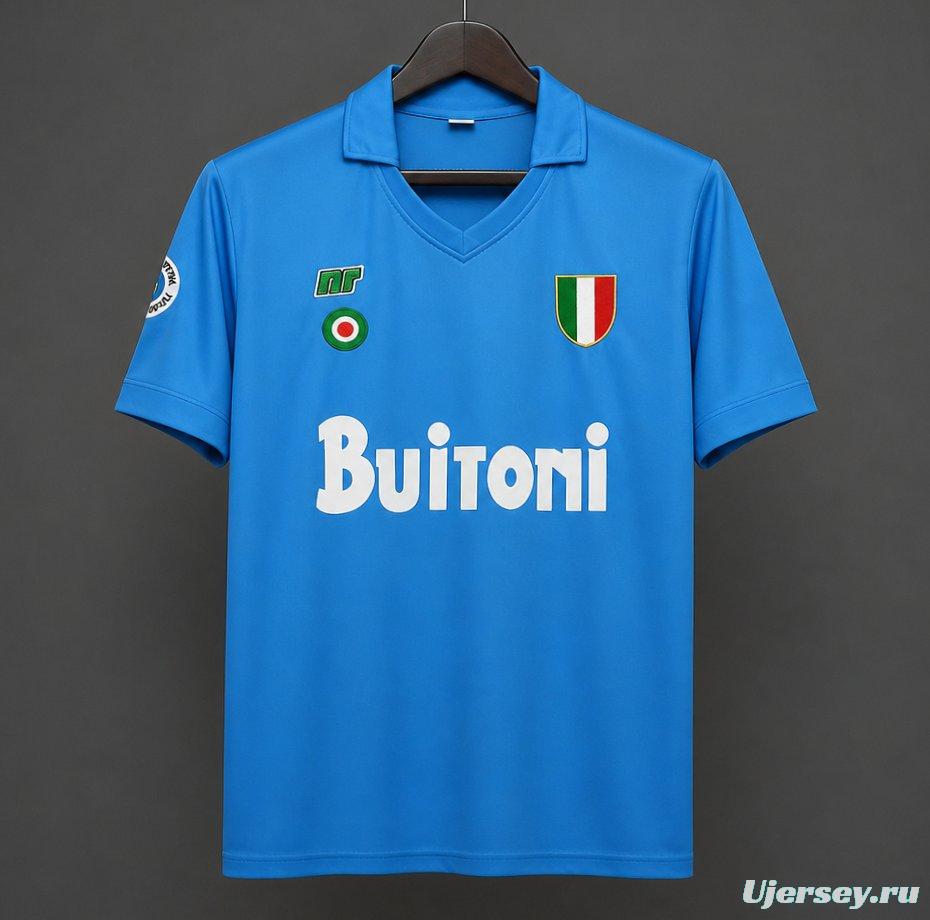 Retro Napoli 87/88 home Soccer Jersey