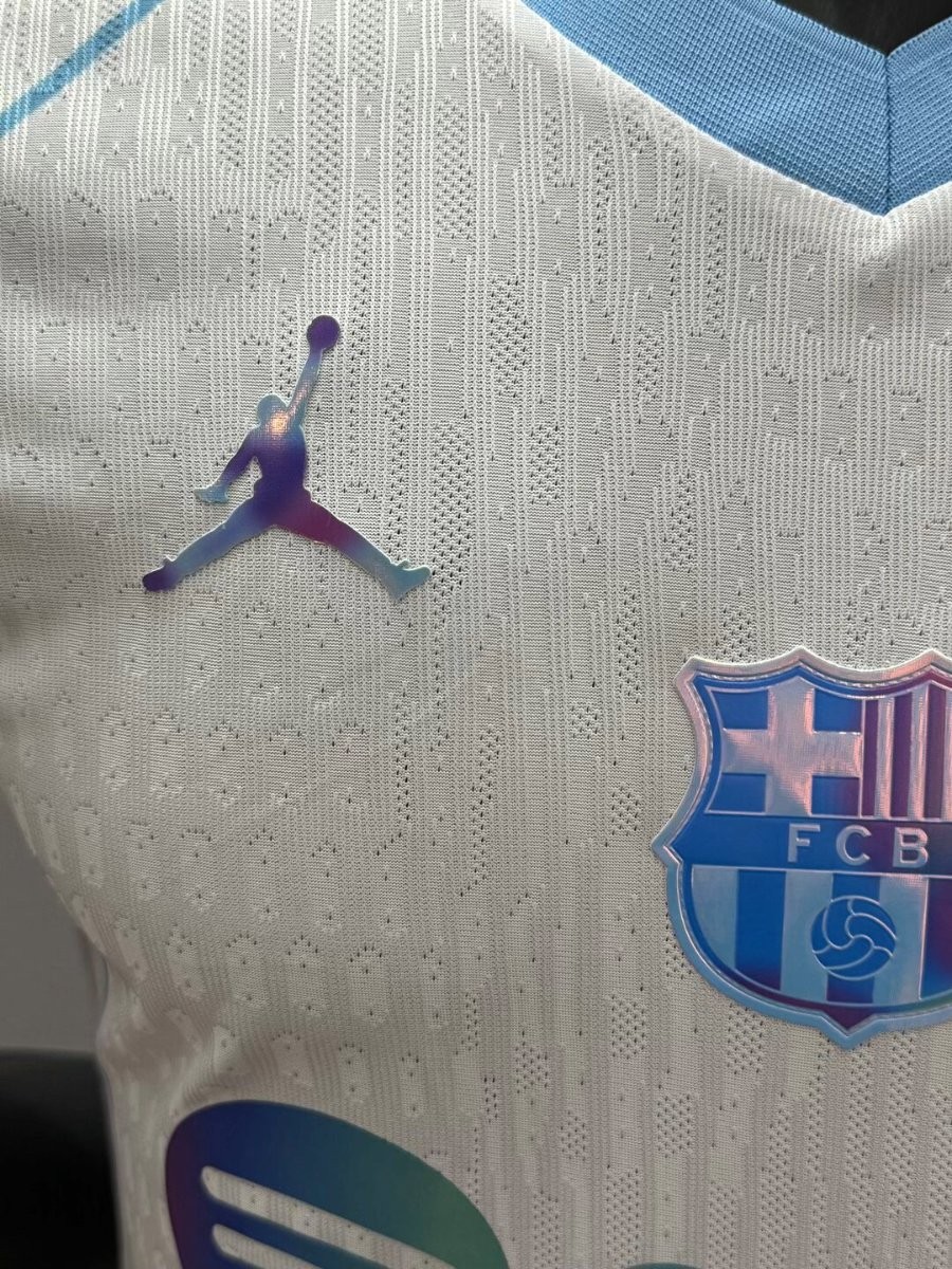Player Version 26/27 Barcelona White/Light Blue Concept Away Jersey