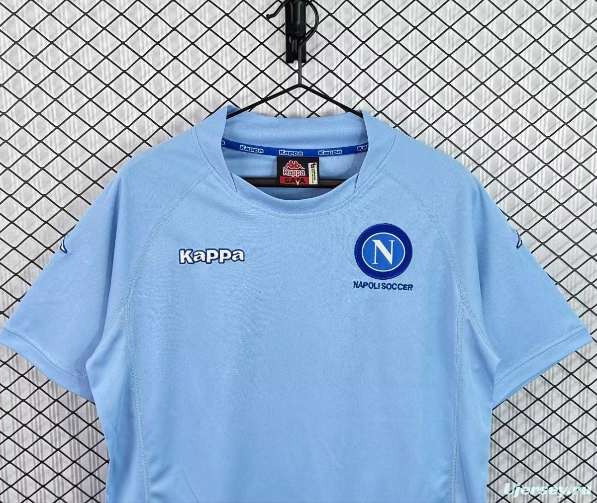 Retro 04/05 Napoli Home Sky Blue Jersey