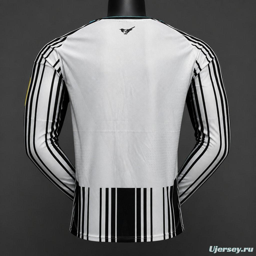 Player Version 26/27 Newcastle United Home Black White Long Sleeve Jersey