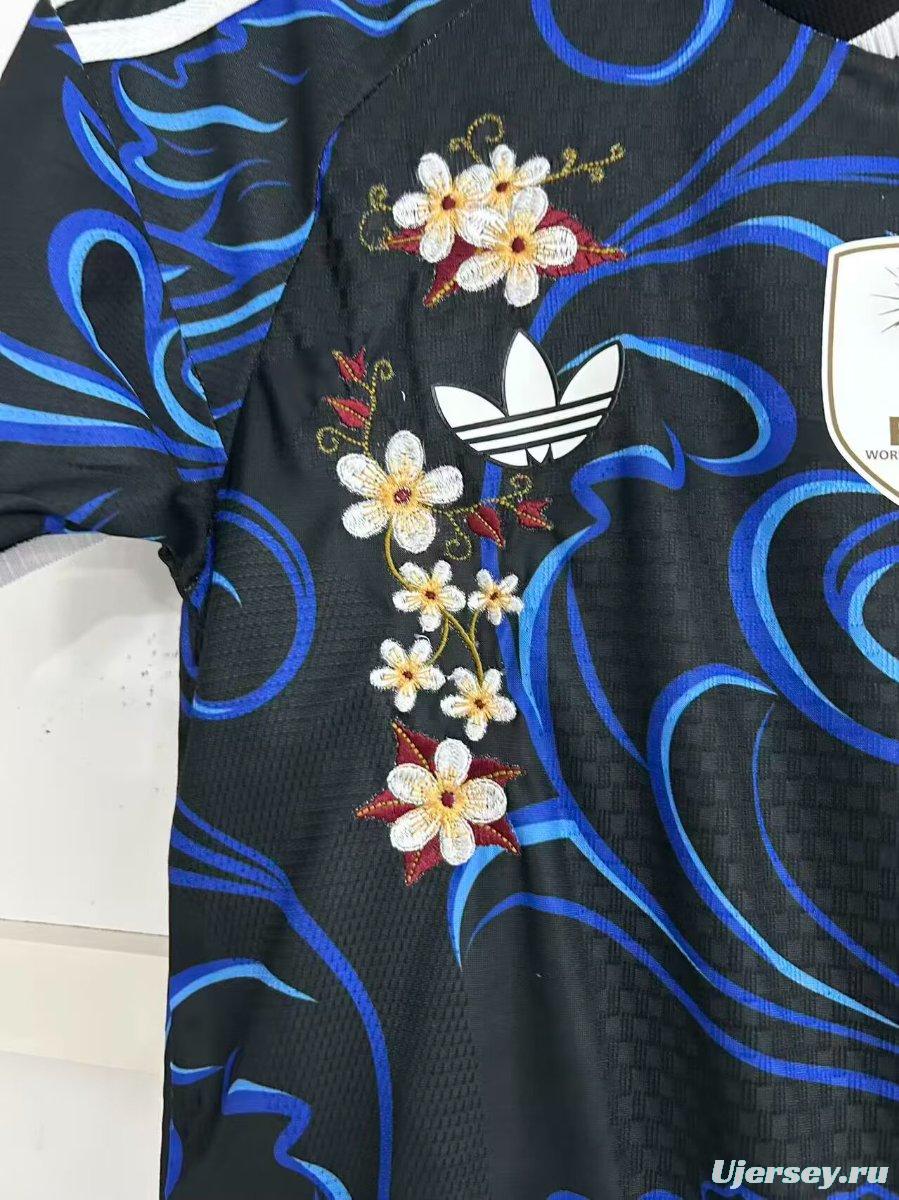 Player Version 2026 Argentina Away "Floral Edition" Off White Special Jersey