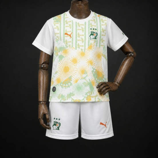 2026 Kids Ivory Coast World Cup Away Kit