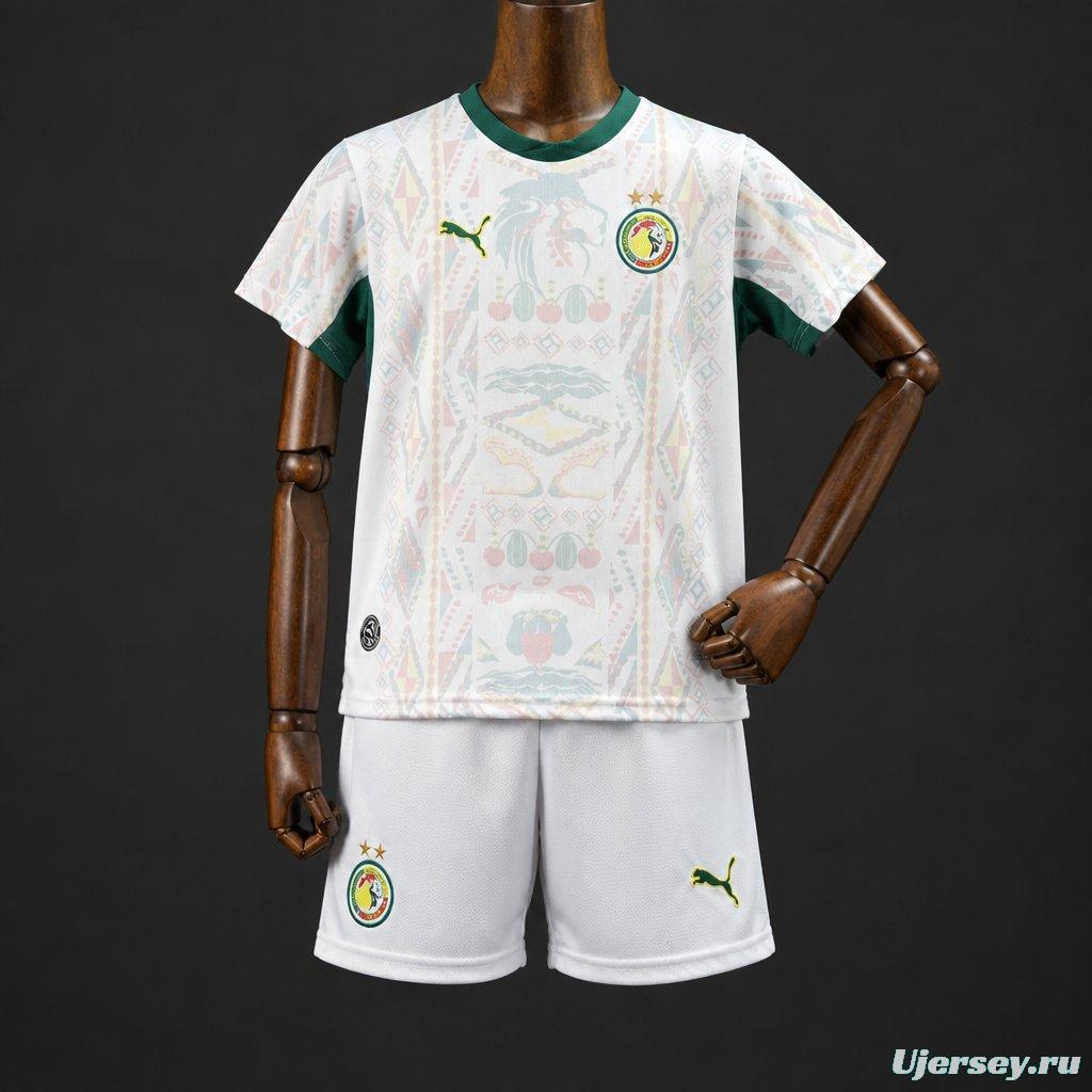 2026 Kids Senegal World Cup Home Kit
