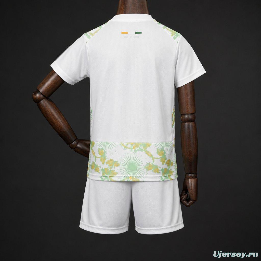2026 Kids Ivory Coast World Cup Away Kit