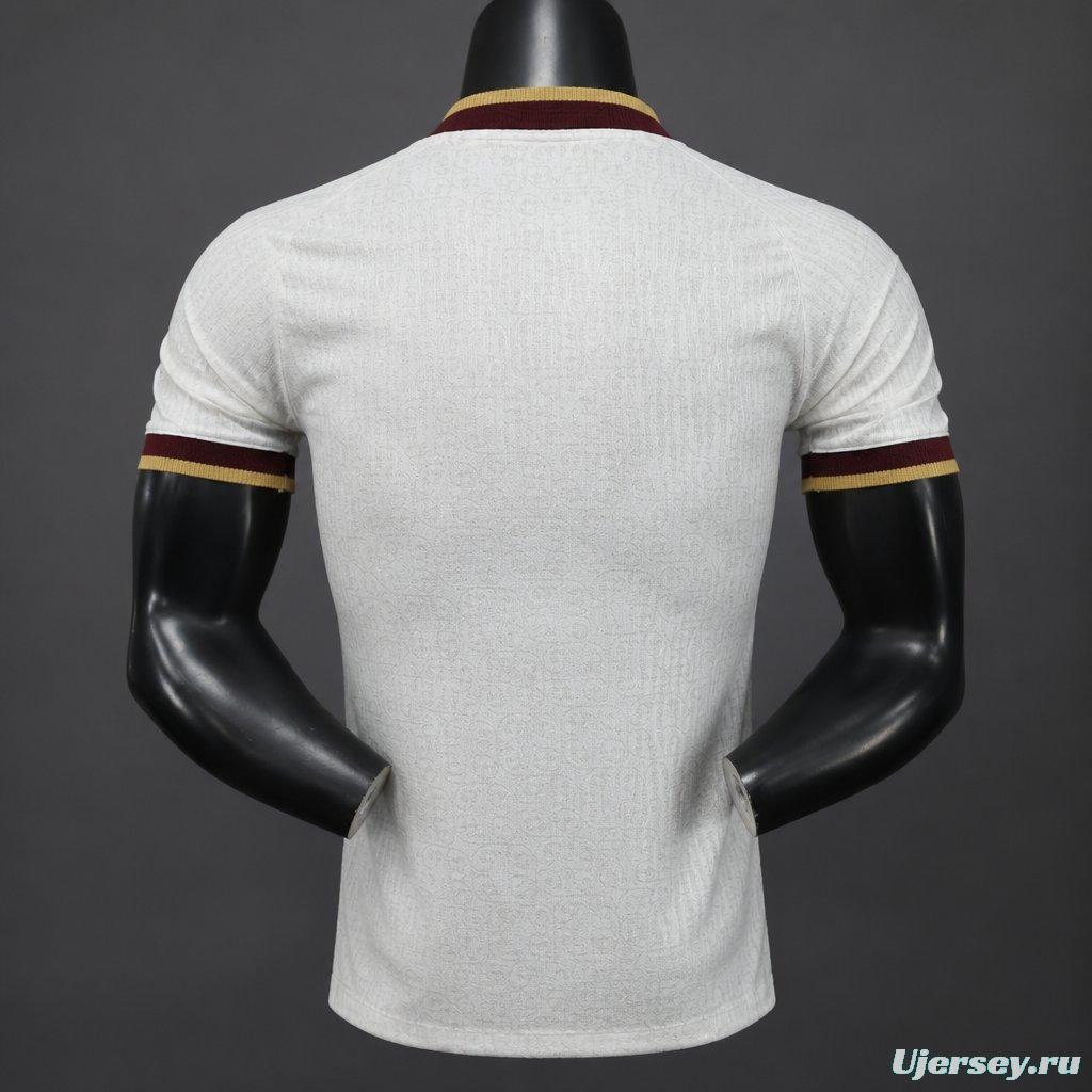 2 Star Player Version 2026 Spain Away White Jersey With Champion Patch