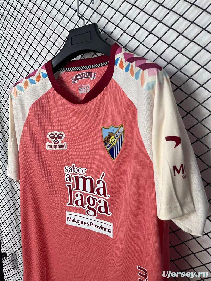 26/27 Malaga Away Pink/White Jersey