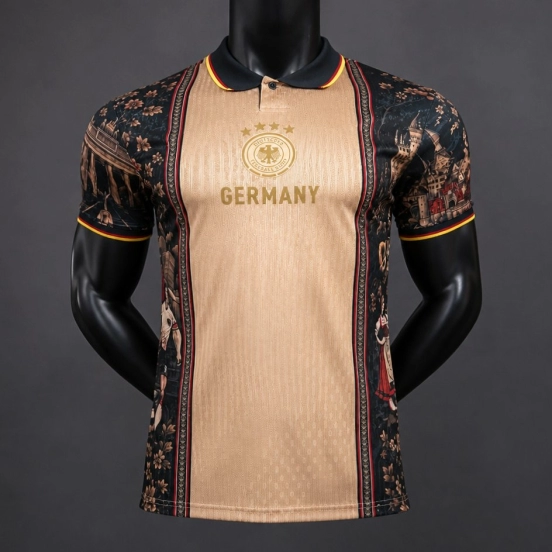 Player Version 2026 Germany National Team Training Heritage Pattern Jersey