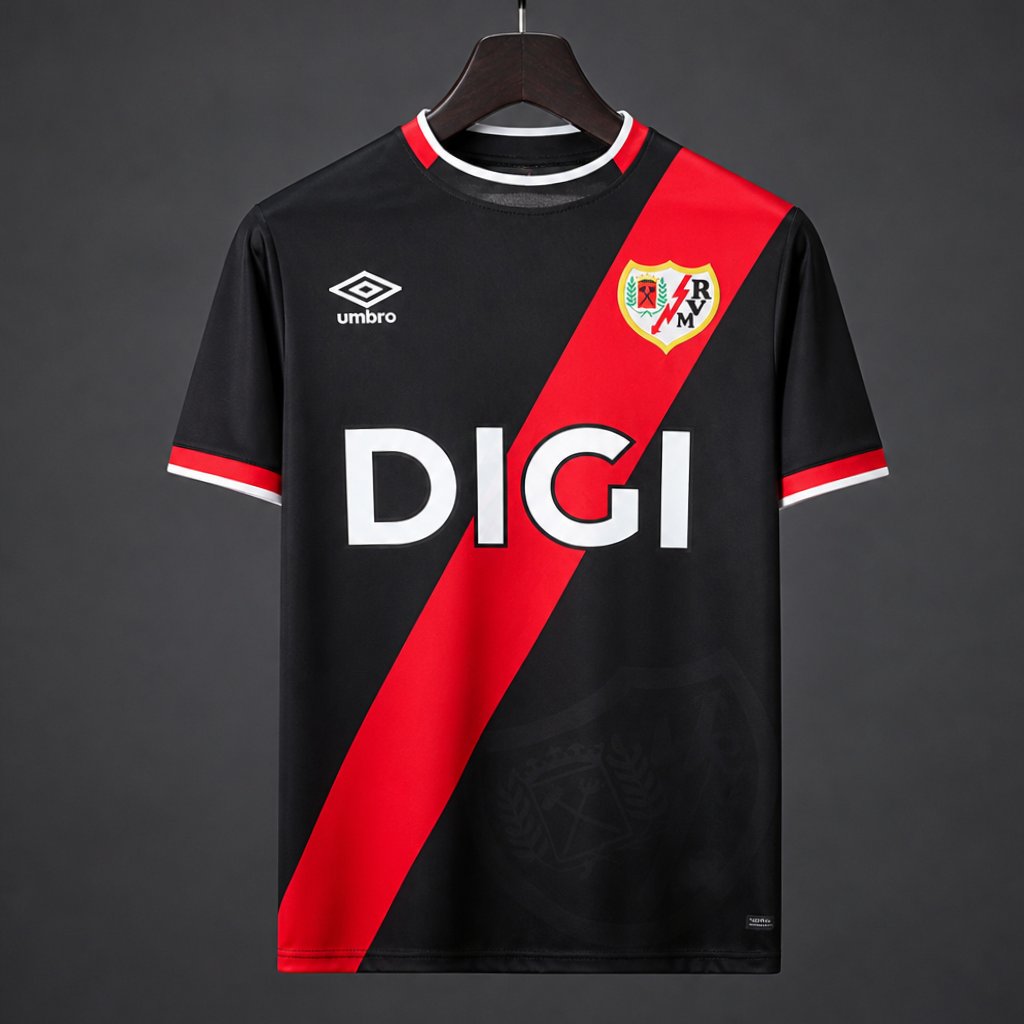 26/27 Vallecano Home Black Goalkeeper Jersey