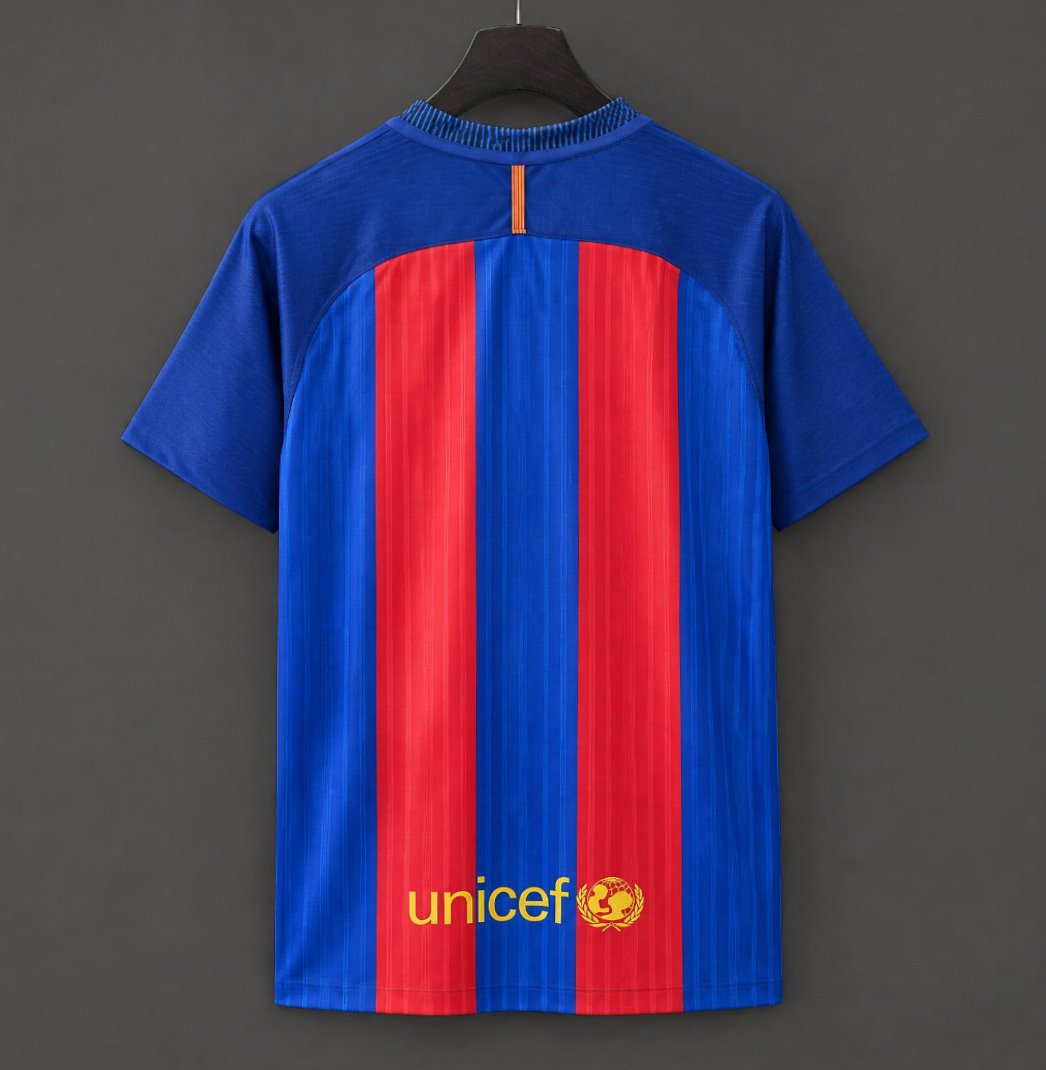Retro 16/17 Barcelona Home Blue Jersey