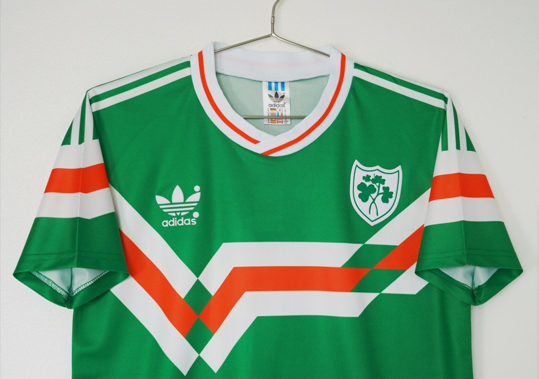 Retro 1989 Ireland Home Green Jersey